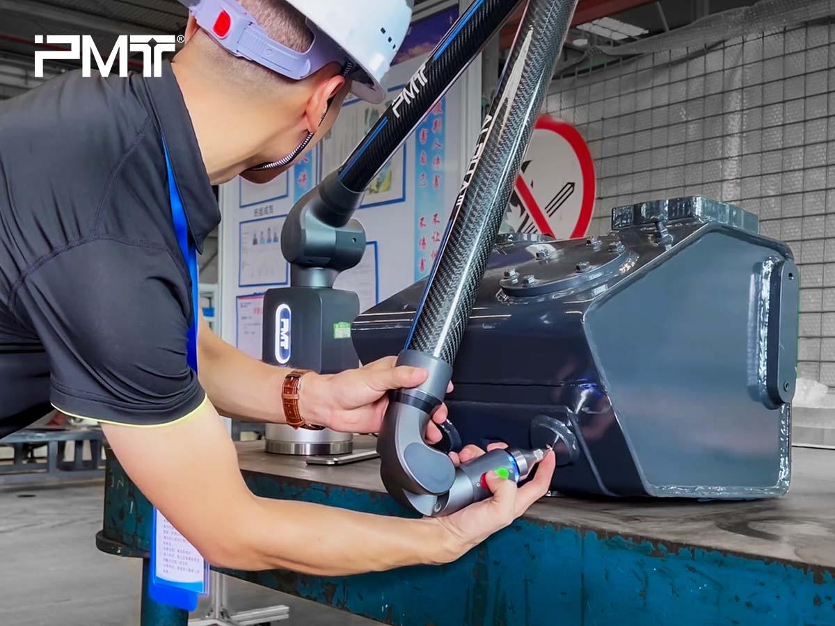 PMT派姆特关节臂测量机在柳工车间进行来料检测