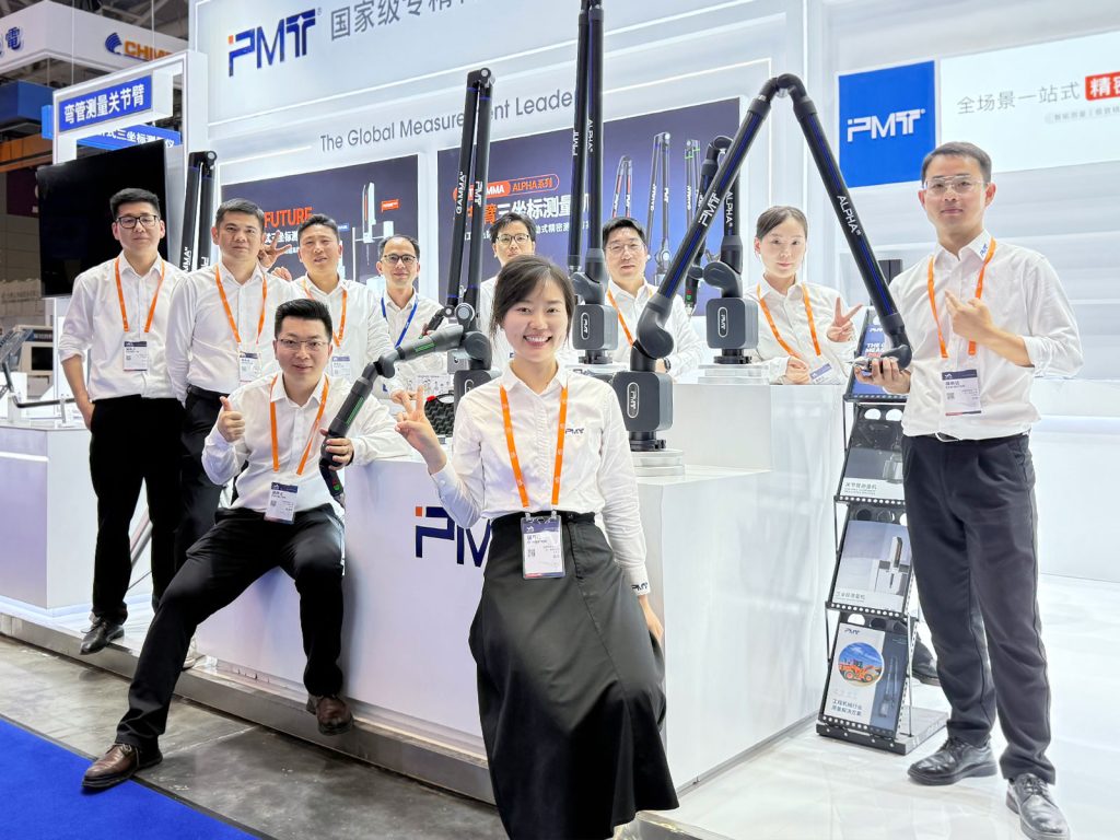 PMT派姆特科技关节臂引领下的全场景解决方案团队现场